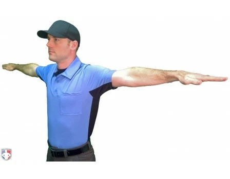 Smitty Umpire Smitty V2 Major League Replica Umpire Shirt - Sky Blue With Black 4 Smitty Umpire Smitty V2 Major League Replica Umpire Shirt - Sky Blue With Black - Image 4