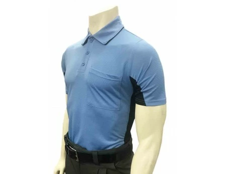 Smitty Umpire Smitty V2 Major League Replica Umpire Shirt - Sky Blue With Black 1 Smitty Umpire Smitty V2 Major League Replica Umpire Shirt - Sky Blue With Black