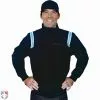 Smitty Umpire Smitty Major League Style Fleece Lined Umpire Jacket - Black And Polo Blue