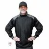 Smitty Umpire Smitty Major League Replica Convertible Umpire Jacket - Black With Charcoal Grey