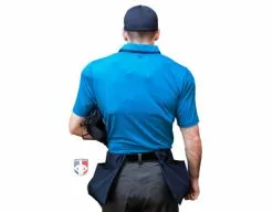Smitty Umpire Smitty NCAA Softball Short Sleeve Body Flex Men's Umpire Shirt - Bright Blue -Bats Shop S345 BB Smitty NCAA Softball Short Sleeve Body Flex Mens Umpire Shirt Bright Blue back plate 1