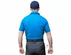 Smitty Umpire Smitty NCAA Softball Short Sleeve Body Flex Men's Umpire Shirt - Bright Blue -Bats Shop S345 BB Smitty NCAA Softball Short Sleeve Body Flex Mens Umpire Shirt Bright Blue back 1