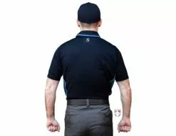 Smitty Umpire Smitty NCAA Softball Short Sleeve Body Flex Men's Umpire Shirt - Midnight Navy -Bats Shop S345 MN Smitty NCAA Softball Short Sleeve Body Flex Mens Umpire Shirt Midnight Navy back