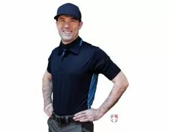 Smitty Umpire Smitty NCAA Softball Short Sleeve Body Flex Men's Umpire Shirt - Midnight Navy