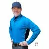 Smitty Umpire Smitty NCAA Softball Long Sleeve Body Flex Men's Umpire Shirt - Bright Blue