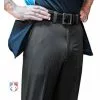 Smitty Umpire Smitty Performance Poly Spandex Charcoal Grey Flat Front Umpire Plate Pants With Expander Waistband