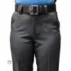 Smitty Umpire Smitty Women's Performance Poly Spandex Charcoal Grey Flat Front Base Umpire Pants