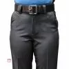 Smitty Umpire Smitty Women's Performance Poly Spandex Charcoal Grey Flat Front Combo Umpire Pants