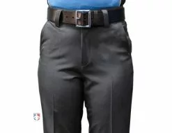 Smitty Umpire Smitty Women's Performance Poly Spandex Charcoal Grey Flat Front Plate Umpire Pants