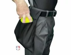 Smitty Umpire Smitty Oversized Softball Umpire Ball Bag -Bats Shop S363 BK Smitty Deluxe Softball Umpire Ball Bag Black With Reach 0.5x