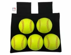 Smitty Umpire Smitty Oversized Softball Umpire Ball Bag -Bats Shop S363 BK Smitty Deluxe Softball Umpire Ball Bag With Balls 0.5x