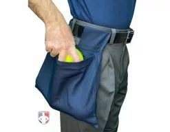 Smitty Umpire Smitty Oversized Softball Umpire Ball Bag -Bats Shop S363 N Smitty Deluxe Softball Umpire Ball Bag Navy With Reach