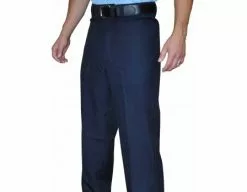 Smitty Umpire Smitty Navy Flat Front Volleyball Referee / Umpire Pants With Western-Cut Pockets