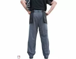 Smitty Umpire Smitty Performance Poly Spandex Charcoal Grey Plate Umpire Pants -Bats Shop S392 SMITTY PERFORMANCE POLY SPANDEX CHARCOAL GREY PLATE UMPIRE PANTS BACK