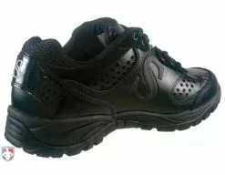 Smitty Umpire Smitty All-Black Umpire / Referee Field Shoes -Bats Shop SM FIELD Smitty Field Umpire Referee Shoes Back Angled Inside View