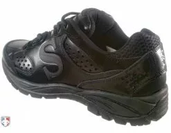 Smitty Umpire Smitty All-Black Umpire / Referee Field Shoes -Bats Shop SM FIELD Smitty Field Umpire Referee Shoes Back Angled Outside View