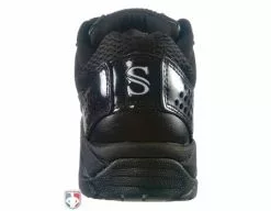 Smitty Umpire Smitty All-Black Umpire / Referee Field Shoes -Bats Shop SM FIELD Smitty Field Umpire Referee Shoes Back View