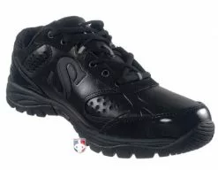 Smitty Umpire Smitty All-Black Umpire / Referee Field Shoes -Bats Shop SM FIELD Smitty Field Umpire Referee Shoes Front Angled Inside View 1
