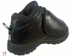 Smitty Umpire Smitty All-Black Mid-Cut Umpire Plate Shoes 13 Smitty Umpire Smitty All-Black Mid-Cut Umpire Plate Shoes -Bats Shop SM Plate Back Angled Inside