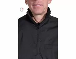Smitty Umpire Smitty Major League Replica Convertible Umpire Jacket - Black -Bats Shop Smitty convert collar