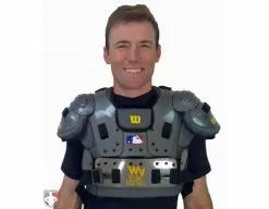 New Balance Referee And Umpire Shoes New Balance Challenger Mock Neck Short Sleeve Compression Shirt -Bats Shop TMMT717 NB Mock with chest protetor