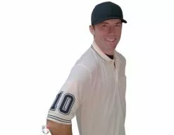 4" Black On White On Black Precision-Cut Number -Bats Shop U126 C with N4 SUB BWB