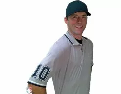 4" Black On White On Black Precision-Cut Number -Bats Shop U126 GY with N4 SUB BWB