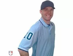 4" Navy On Powder Blue On White Precision-Cut Number -Bats Shop U126 PB with N4 SUB NPBW