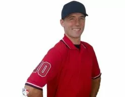 4" Red On Navy On White Precision-Cut Number -Bats Shop U126 SC with N4 SUB RNW 2