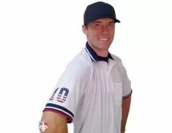 Smitty Umpire Smitty Pro Knit Umpire Shirt - White 9 Smitty Umpire Smitty Pro Knit Umpire Shirt - White -Bats Shop U126 WH with N3 SUB SNS 1