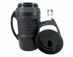 Under Armour Playmaker Half-Gallon Water Bottle -Bats Shop UA SIDELINE BK Under Armour Playmaker Half Gallon Water Bottle lid off black