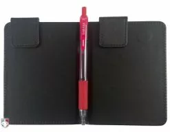 UMPLIFE Pro Grade Magnetic "Book" Style 5" Umpire Lineup Card Holder / Game Card Referee Wallet -Bats Shop ULF T5 with GEL PEN Open