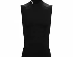 Under Armour HeatGear Sleeveless Mock Neck Compression Shirt -Bats Shop Under Armour HeatGear Sleeveless Mock Neck Compression Shirt Mani Front 1