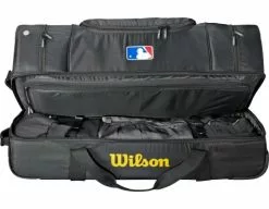 Wilson Umpire Gear Wilson V2 MLB 36" Umpire Equipment Bag On Wheels 9 Wilson Umpire Gear Wilson V2 MLB 36" Umpire Equipment Bag On Wheels -Bats Shop WTA9780BL Wilson Umpire Bag BL Interior Bottom Pocket
