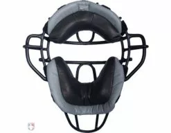 Wilson Umpire Gear Wilson MLB Wrap Around Umpire Mask Replacement Pads - Black And Grey -Bats Shop WilsonBlackGrey Back 1