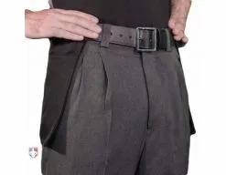 Smitty Umpire Smitty Charcoal Grey Plate Umpire Pants With Expander Waistband