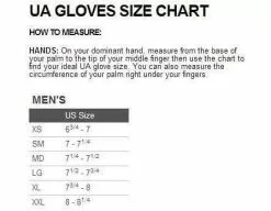 Under Armour V2 ColdGear Infrared Field Gloves 7 Under Armour V2 ColdGear Infrared Field Gloves -Bats Shop ua mens glove sizing 2